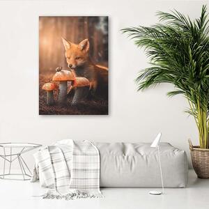 Obraz na plátně Liška v kouzelném lese - Jose Francese Rozměry: 40 x 60 cm