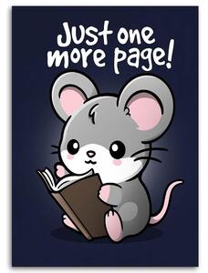 Obraz na plátně Čtení myši - Noemi Fadda Rozměry: 40 x 60 cm
