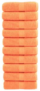 Premium ručníky SOLUND 10 ks oranžové 30 x 50 cm 600 g/m² 137376