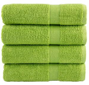 Premium ručníky SOLUND 4 jablkově zelené 50x100cm 600 g/m² 137498