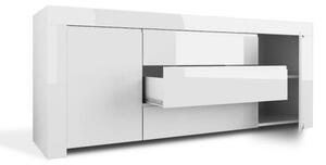 Komoda FINERA 190x84x50 cm bílá