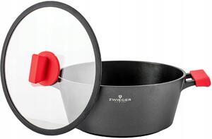 Hrnec tradiční Zwieger Obsidian 20 cm 2 l s poklicí indukce