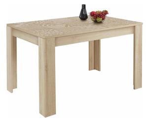 Rozkládací jídelní stůl ARIA 137/185x90 cm dub sonoma