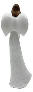Anděl bílý s červeným srdcem 21 cm Prodex JY21101112