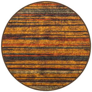 Associated Weavers Kulatý koberec Fusion 14 Proužky vícebarevný Rozměr: průměr 80 cm