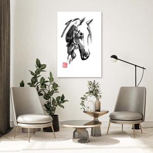 Obraz na plátně Hlava koně - Péchane Rozměry: 40 x 60 cm