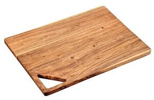 Prkénko na krájení a servírování, 40 x 30 x 1,7 cm, akáciové dřevo KESPER 29142