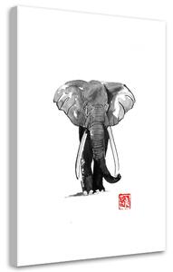 Obraz na plátně Procházka se slony - Péchane Rozměry: 40 x 60 cm