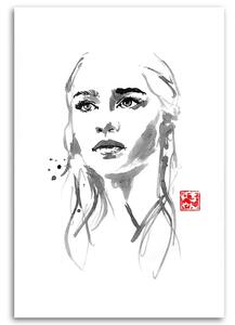 Obraz na plátně Hra o trůny, Daenerys Targaryen - Péchane Rozměry: 40 x 60 cm