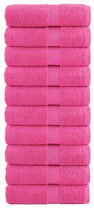 Premium ručníky SOLUND 10 ks růžové 30 x 50 cm 600 g/m² 137520