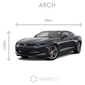 Chevrolet Camaro textilní přelepitelná samolepka na zeď 48 x 22 cm