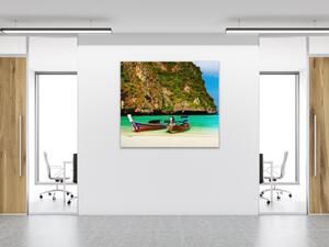 Obraz skleněný pláž Thajsko - 40 x 40 cm