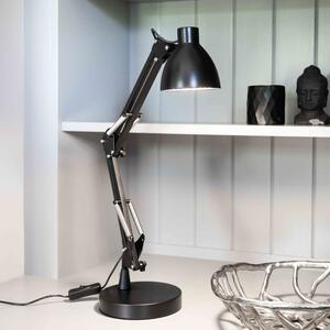 Bílá kovová stolní lampa Halo Design Bronx 55 cm