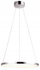 Závěsné svítidlo Candellux Lighting LUNE stříbrné, 1-bodové LED 25 W