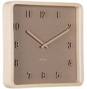 Nástěnné hodiny Karlsson béžové 26cm