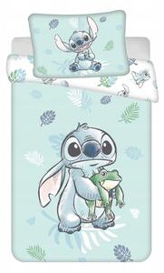 Povlečení do postýlky Lilo and Stitch Frog baby 100x135, 40x60 cm