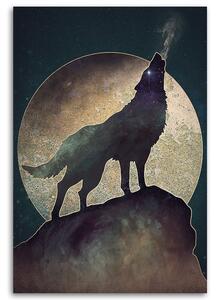 Obraz na plátně Hvězdný vlk - Patryk Andrzejewski Rozměry: 40 x 60 cm
