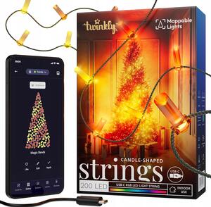 Vánoční osvětlení na stromeček Twinkly pro vnitřní použití, 14 m, 101 - 200 světýlek