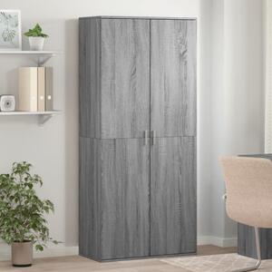 Botník šedý sonoma 80 x 39 x 178 cm kompozitní dřevo 3276677