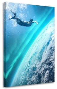 Obraz na plátně Vesmírné potápění - Alex Griffith Rozměry: 40 x 60 cm