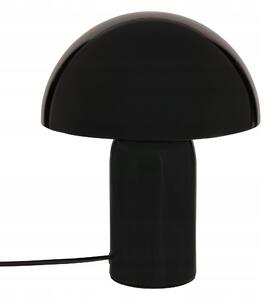 Stolní Lampa Hříbek 24,5 cm Černá Kovová Lampička do Obýváku