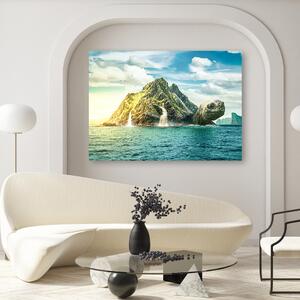 Obraz na plátně Želví ostrov - Alex Griffith Rozměry: 60 x 40 cm