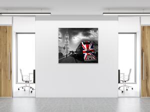Skleněný obraz čtvercový Big Ben Londýn - 40 x 40 cm