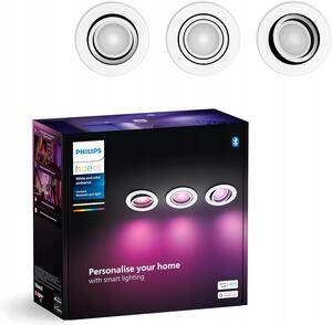 Bodová světla kulatý Philips Hue bílá