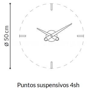 Designové nástěnné hodiny Nomon Puntos Suspensivos 4i 50cm