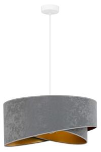 Brilagi - LED Lustr na lanku LYRA 1xE27/15W/230V šedá/zlatá