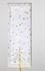 Blancheporte Záclonová vitráž Alicia žlutá 45x90cm