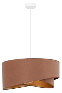 Brilagi - LED Lustr na lanku LYRA 1xE27/15W/230V hnědá/zlatá