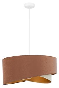 Brilagi - LED Lustr na lanku LYRA 1xE27/15W/230V hnědá/krémová/zlatá