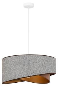 Brilagi - LED Lustr na lanku LYRA 1xE27/15W/230V šedá/krémová/zlatá