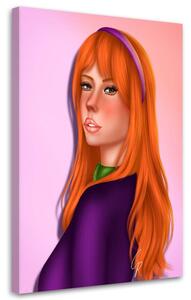 Obraz na plátně Dafine ze Scooby Doo - Crislainy Reis Silva Rozměry: 40 x 60 cm