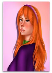 Obraz na plátně Dafine ze Scooby Doo - Crislainy Reis Silva Rozměry: 40 x 60 cm