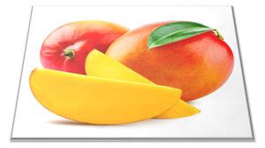 Skleněné prkénko ovoce mango - 30x20cm
