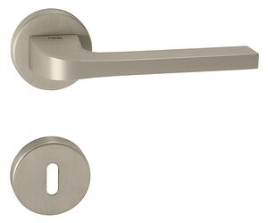 Dveřní kování MP Supra - R 3097 (NP - Nikl perla), klika-klika, Otvor pro obyčejný klíč BB, MP NP (nikl perla)