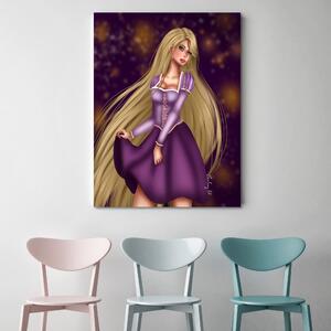 Obraz na plátně Rapunzel - Crislainy Reis Silva Rozměry: 40 x 60 cm