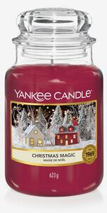 Yankee Candle červená svíčka Christmas Magic Classic velká
