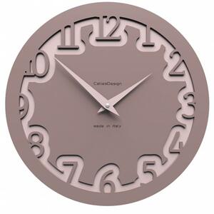 Designové hodiny 10-002 CalleaDesign Labirinto 30cm (více barevných verzí) Barva stříbrná-2 - RAL9006
