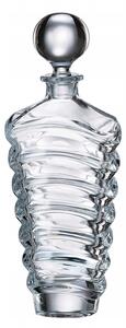 Karafa na Whisky Bohemia Wave 750 ml Křišťálové Sklo Elegantní Dárek