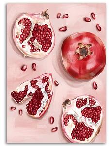 Obraz na plátně Červené plody granátového jablka - Svetlana Gracheva Rozměry: 40 x 60 cm