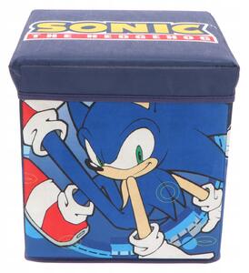 Taburet / krabička stolička SONIC s košem na hračky