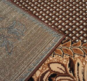 Makro Abra Oválný koberec BCF Alfa 01 hnědý Rozměr: 200x300 cm
