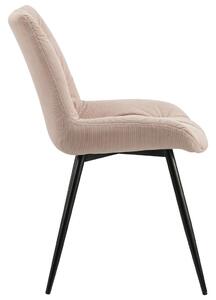 ŽIDLE, růžová, černá Carryhome - Jídelní židle