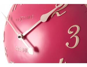 Designové nástěnné hodiny 3084rz Nextime v aglickém retro stylu 35cm
