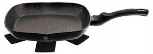 Grilovací pánev Berlinger Haus Black Silver 28 cm granitová