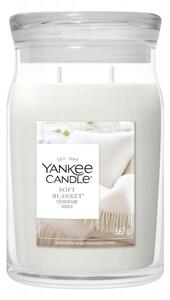 Yankee Candle vonná svíčka Signature ve skle velká Soft Blanket 567 g