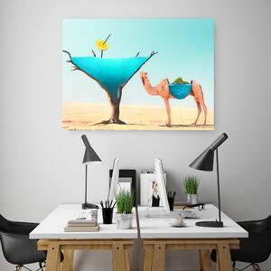 Obraz na plátně Voda z velbloudí pouště - Bryantama Art Rozměry: 60 x 40 cm